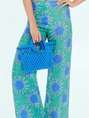 Simon Miller mango blue turquoise beach pants